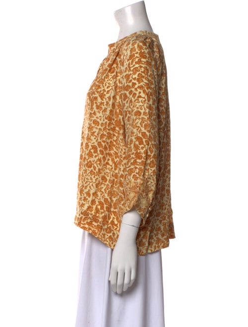 Natalie Martin Silk Printed Blouse