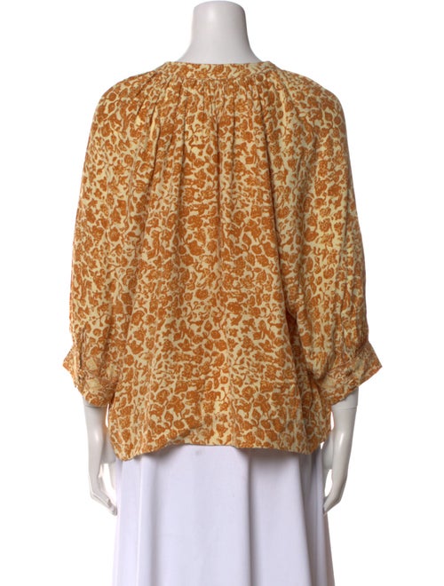 Natalie Martin Silk Printed Blouse