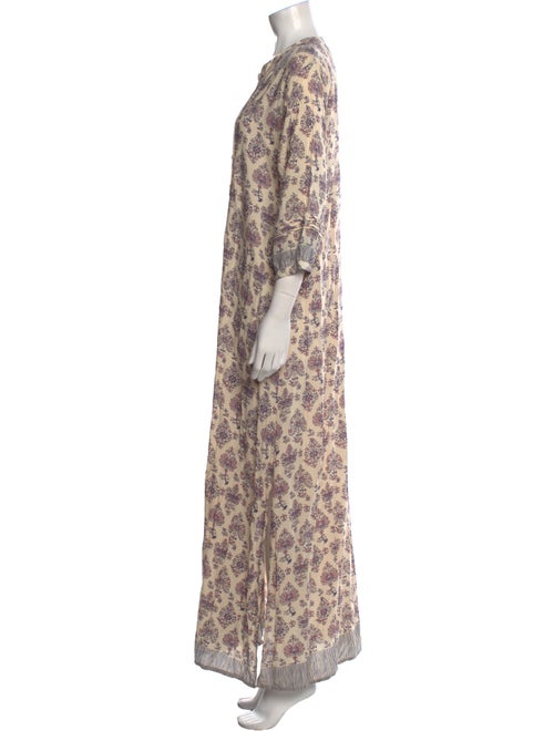 Natalie Martin Floral Print Long Dress