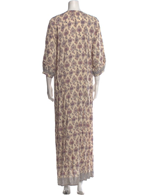 Natalie Martin Floral Print Long Dress