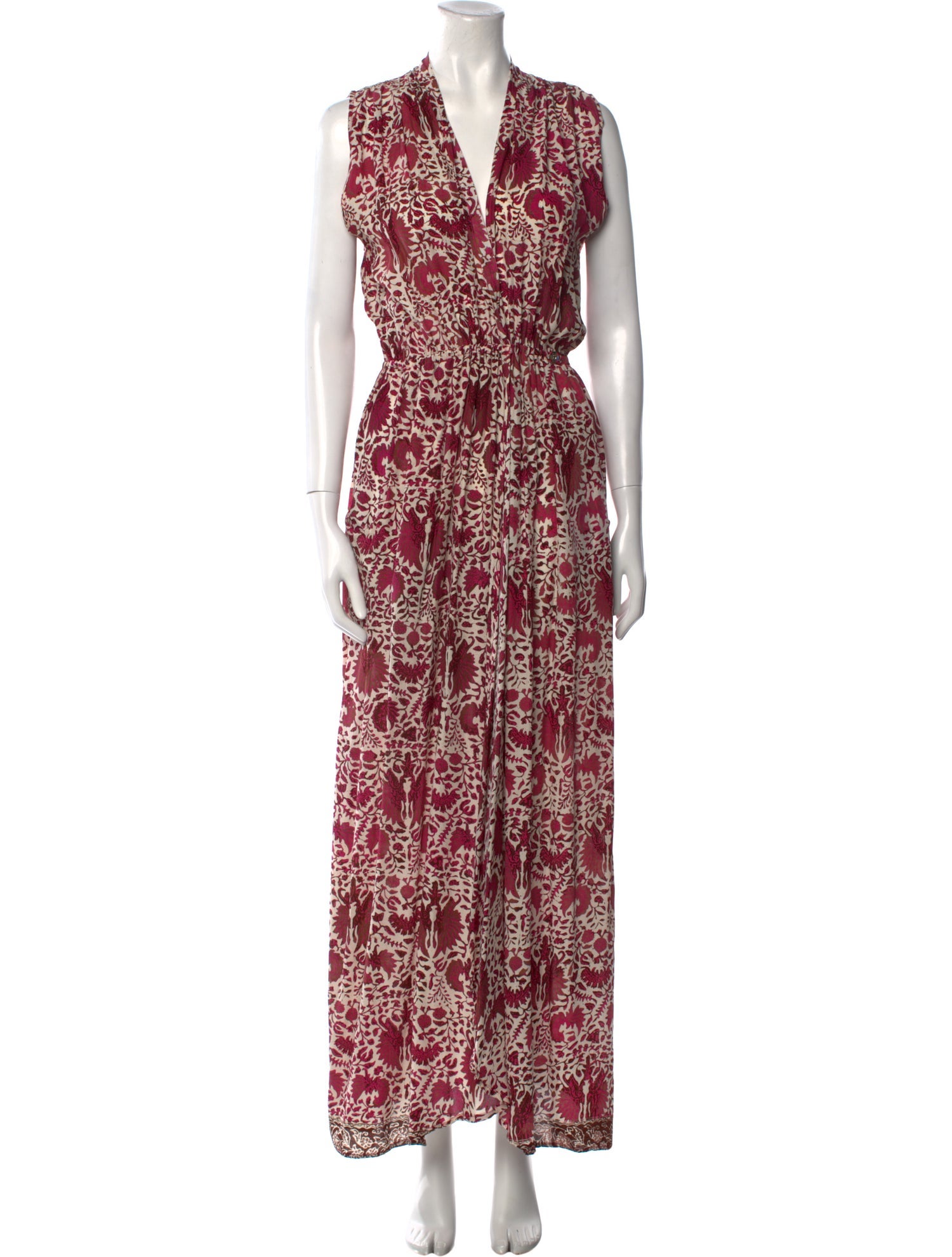 Natalie Martin Silk Long Dress