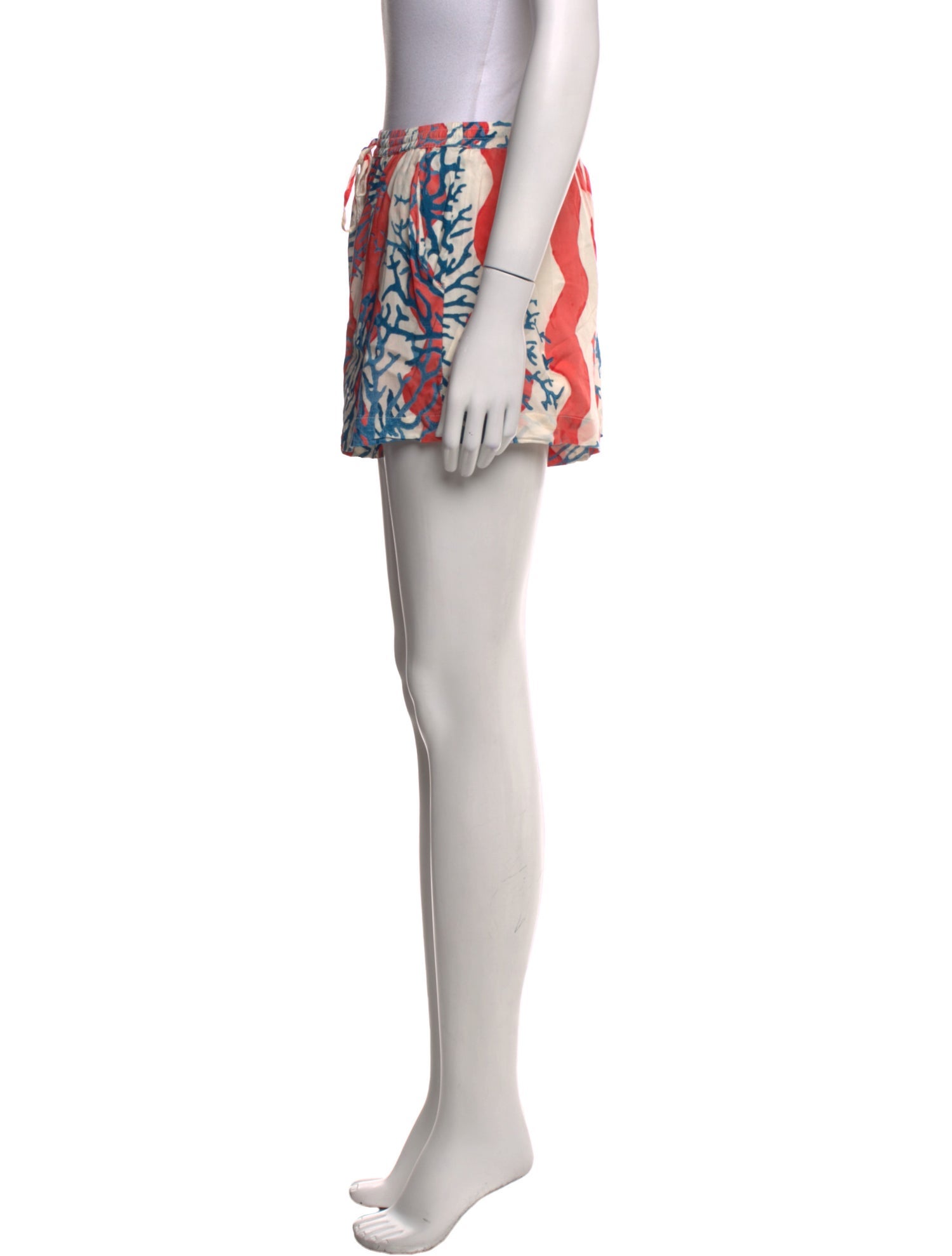 Natalie Martin Floral Print Mini Shorts w/ Tags