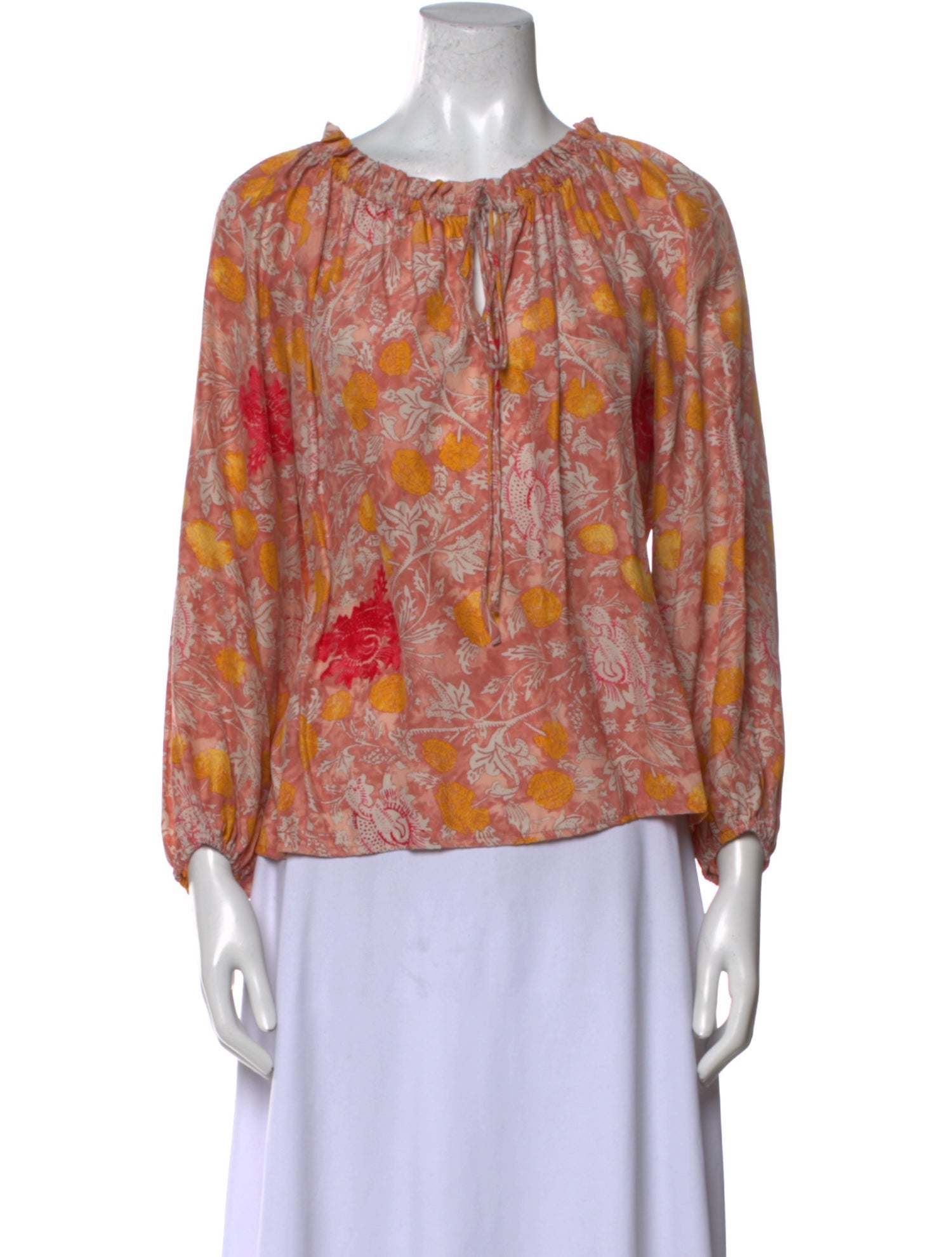 Natalie Martin Silk Printed Blouse w/ Tags