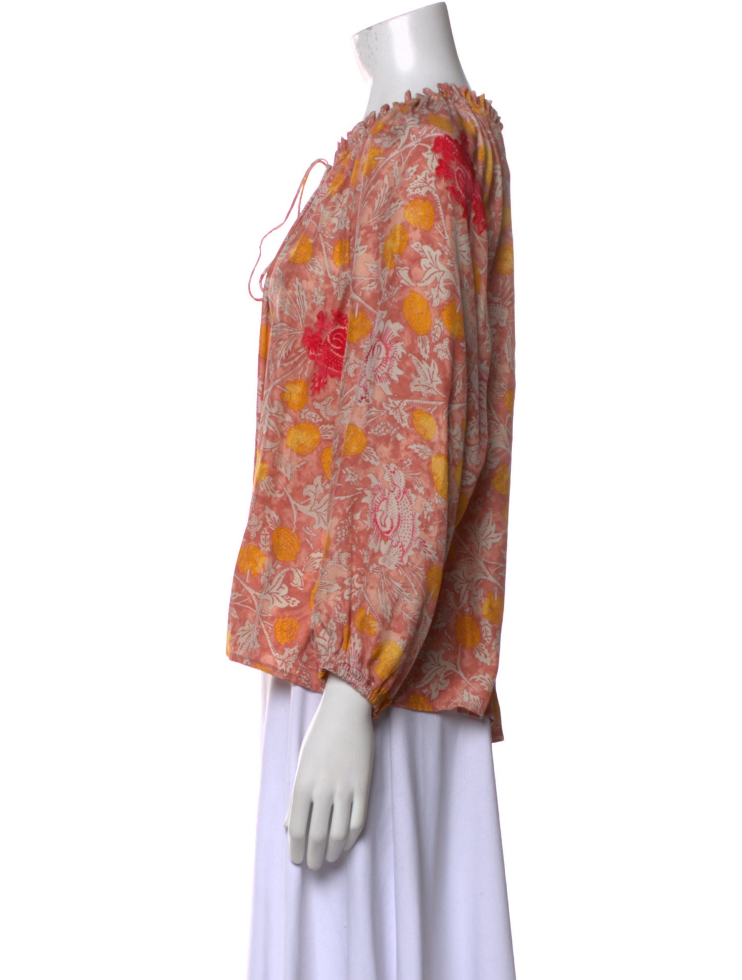 Natalie Martin Silk Printed Blouse w/ Tags