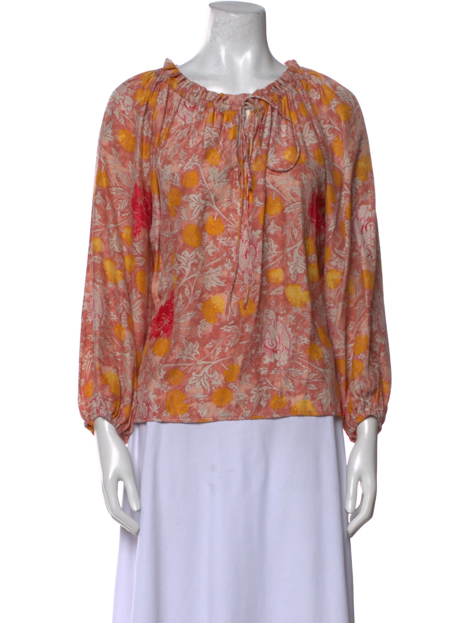 Natalie Martin Silk Printed Blouse w/ Tags