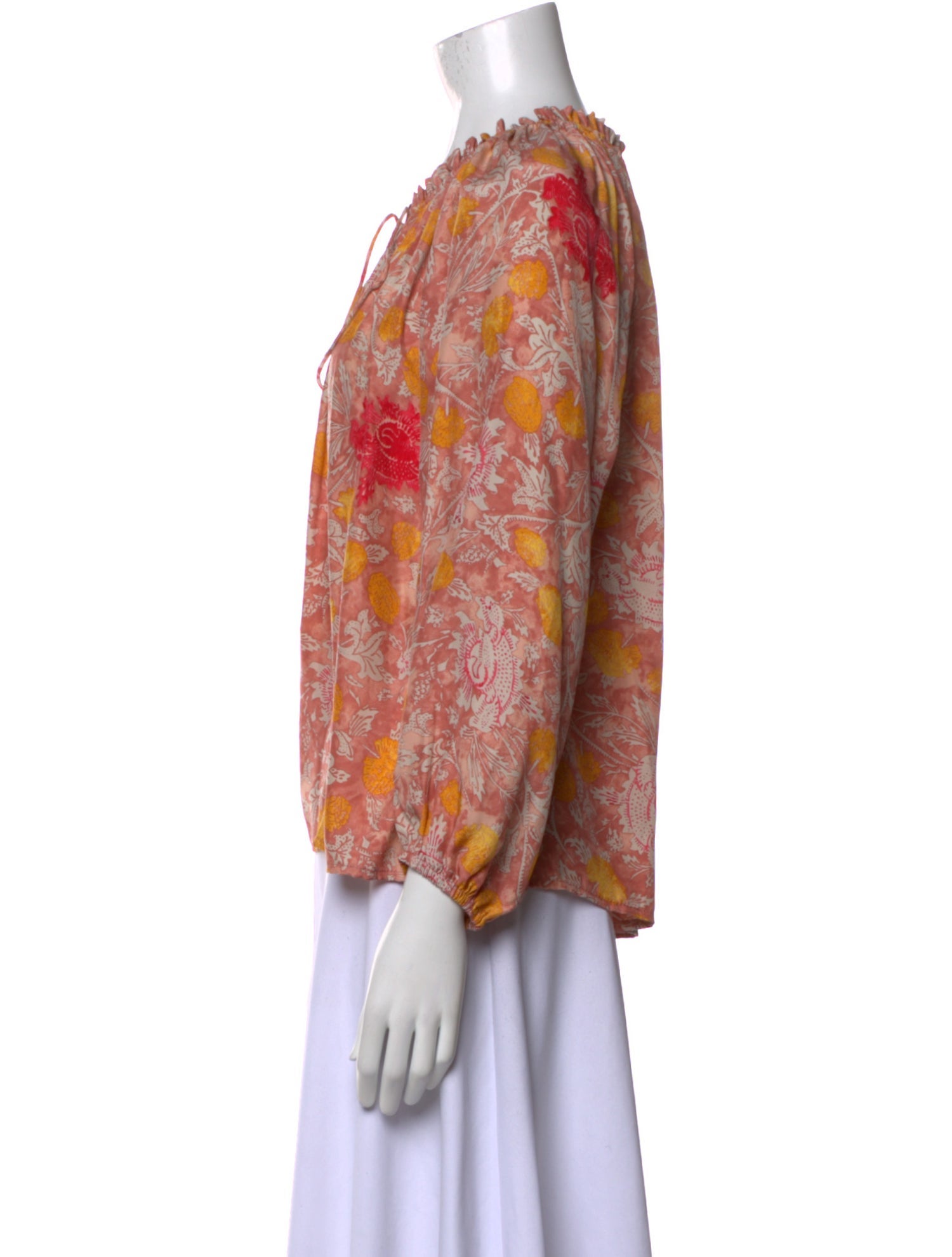 Natalie Martin Silk Printed Blouse w/ Tags