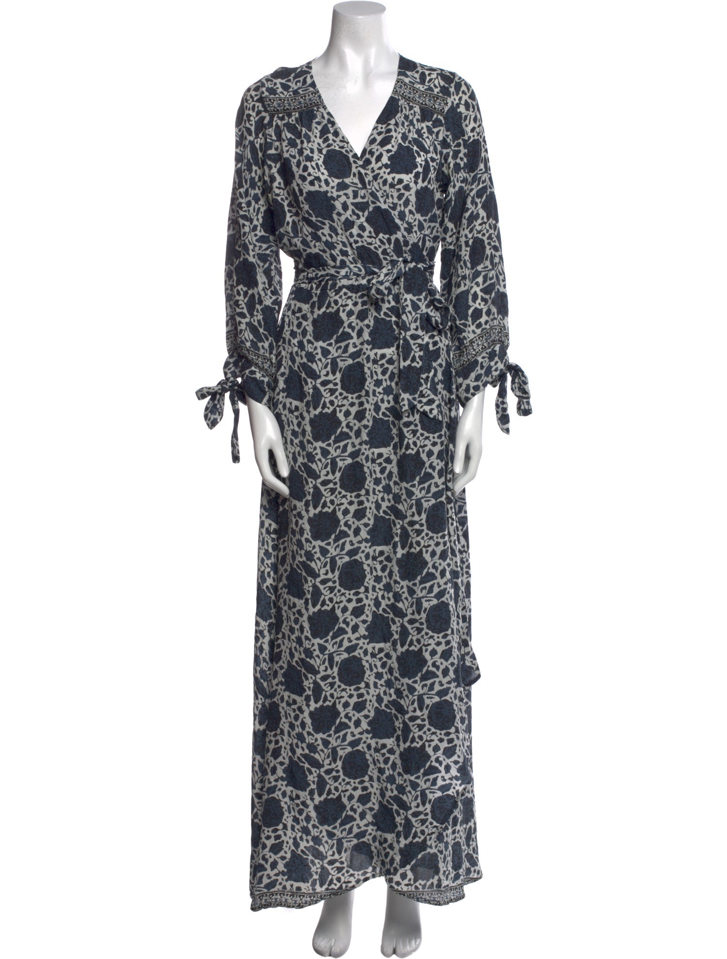 Natalie Martin Floral Print Midi Length Dress