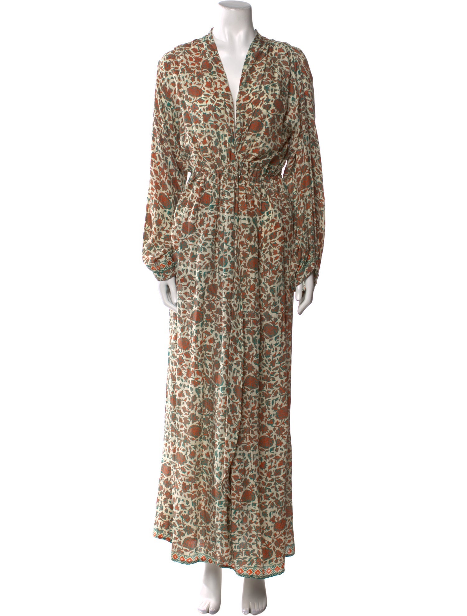 Natalie Martin Silk Long Dress