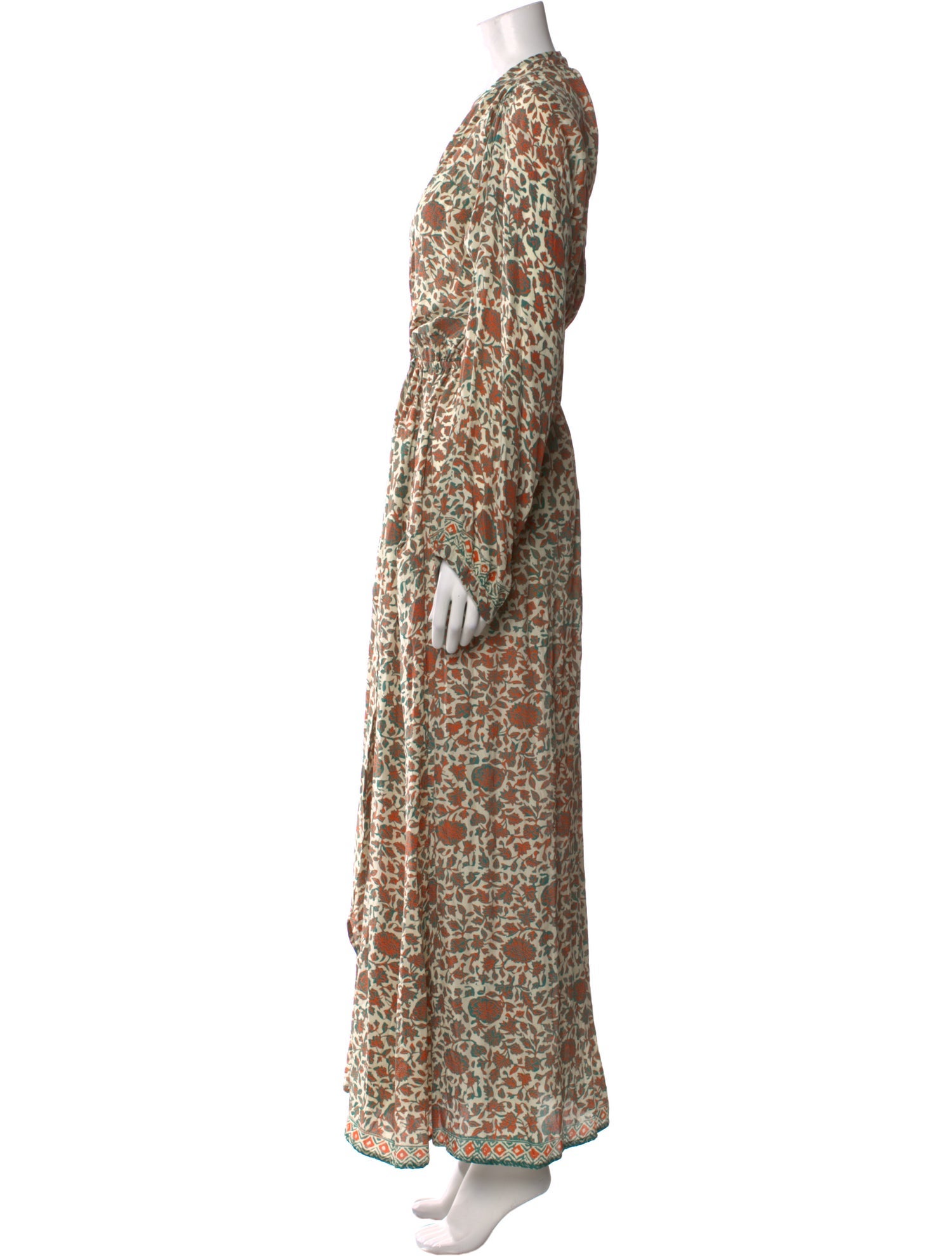 Natalie Martin Silk Long Dress