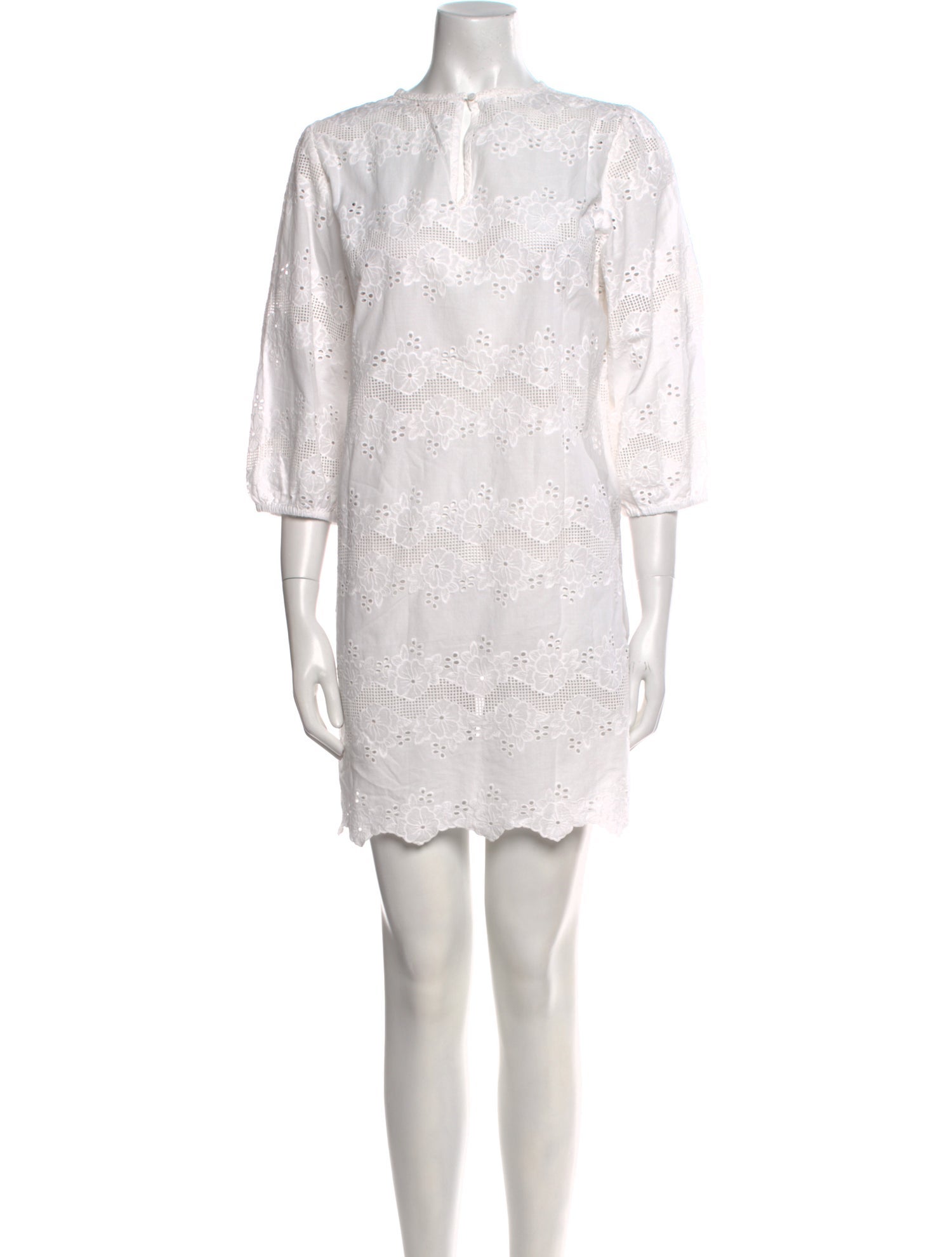 Natalie Martin Crew Neck Mini Dress