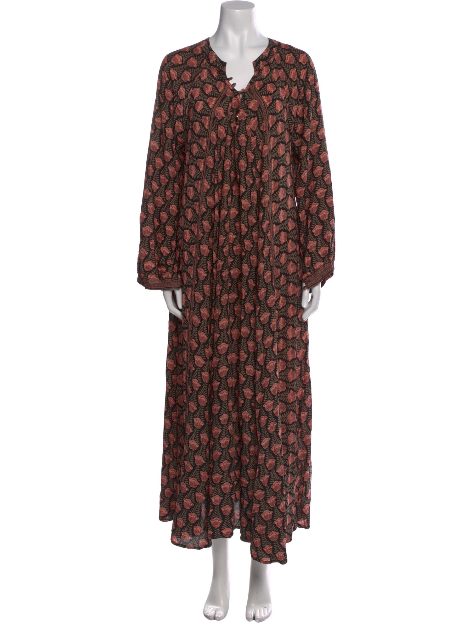 Natalie Martin Floral Print Long Dress