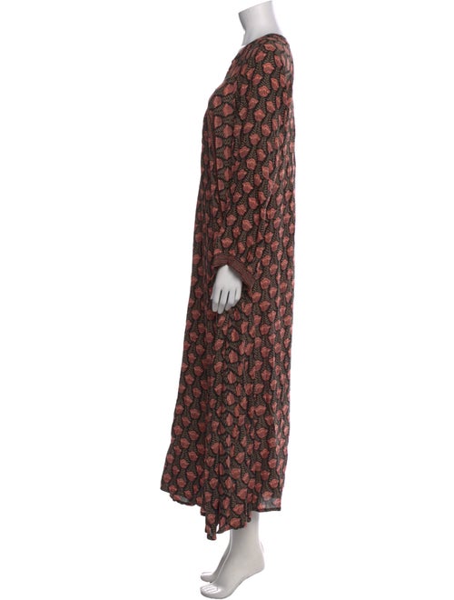 Natalie Martin Floral Print Long Dress