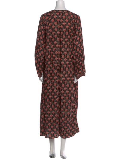Natalie Martin Floral Print Long Dress