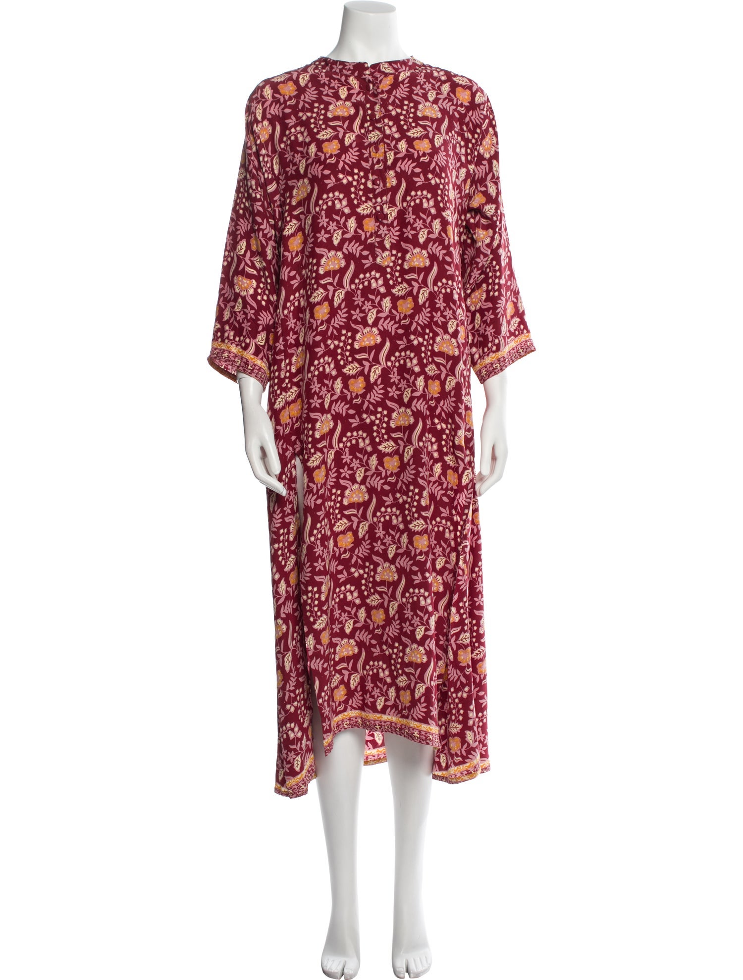 Natalie Martin Silk Long Dress