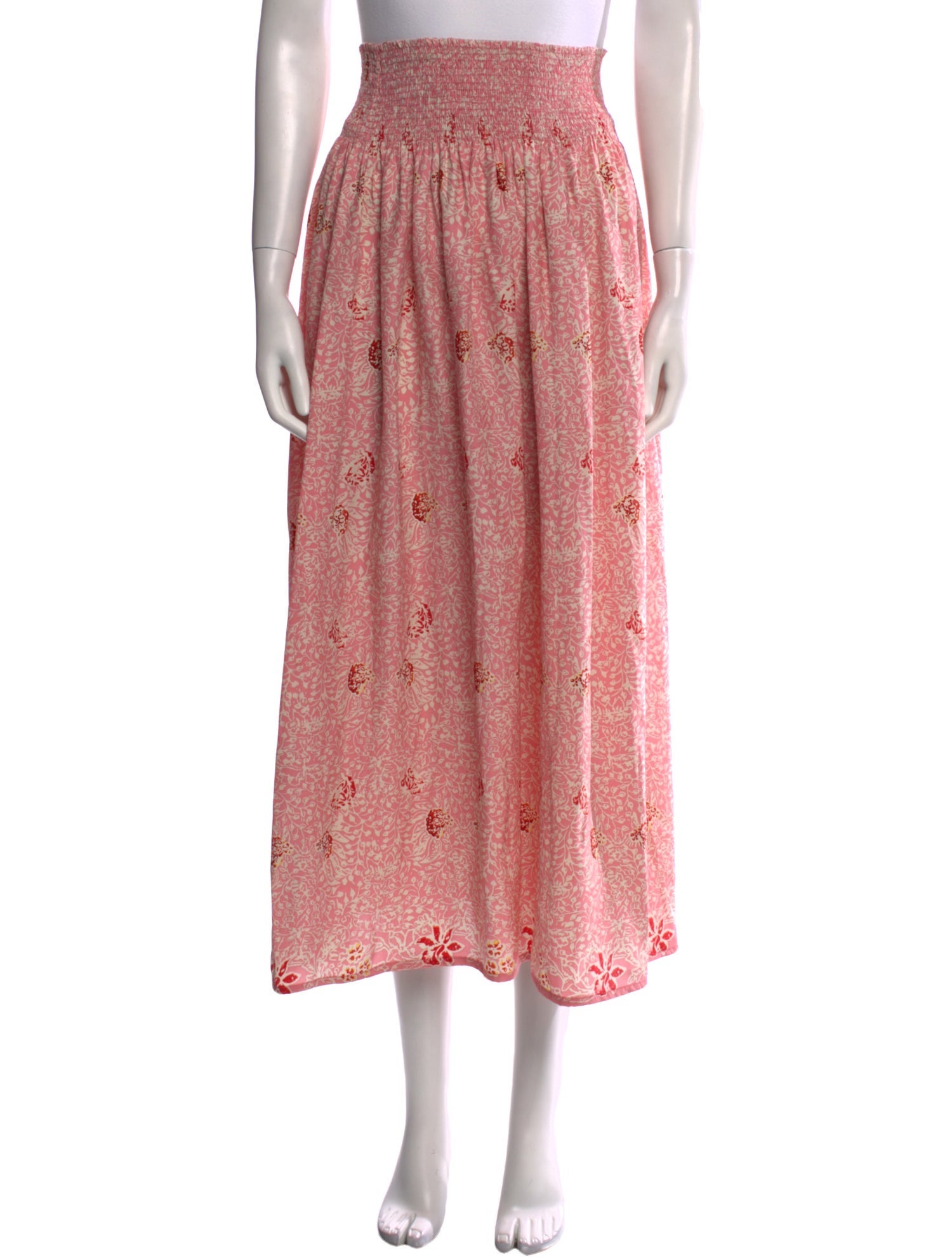 Natalie Martin Silk Midi Length Skirt