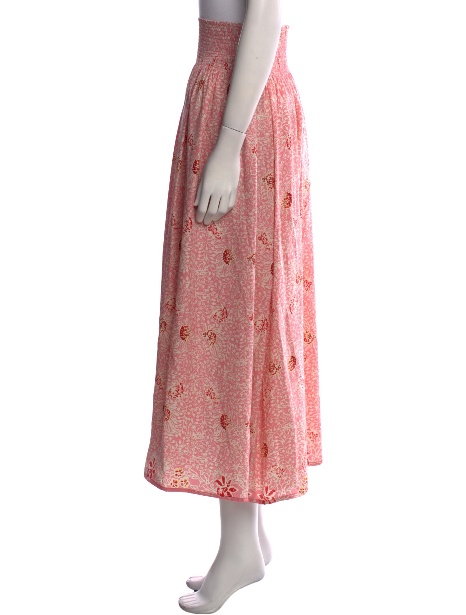 Natalie Martin Silk Midi Length Skirt