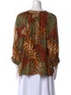 Natalie Martin Silk Printed Blouse