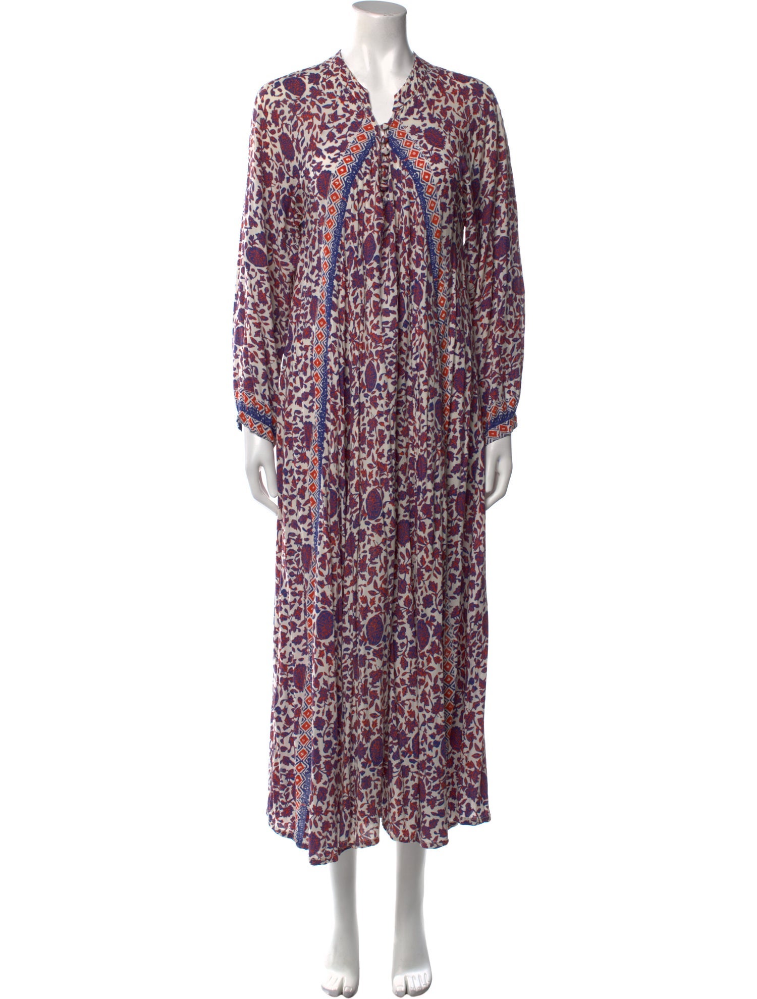 Natalie Martin Printed Long Dress
