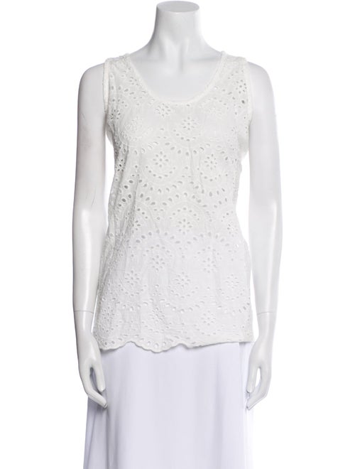 Natalie Martin Scoop Neck Sleeveless Top