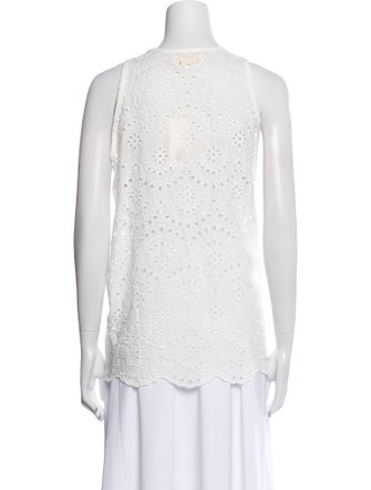 Natalie Martin Scoop Neck Sleeveless Top