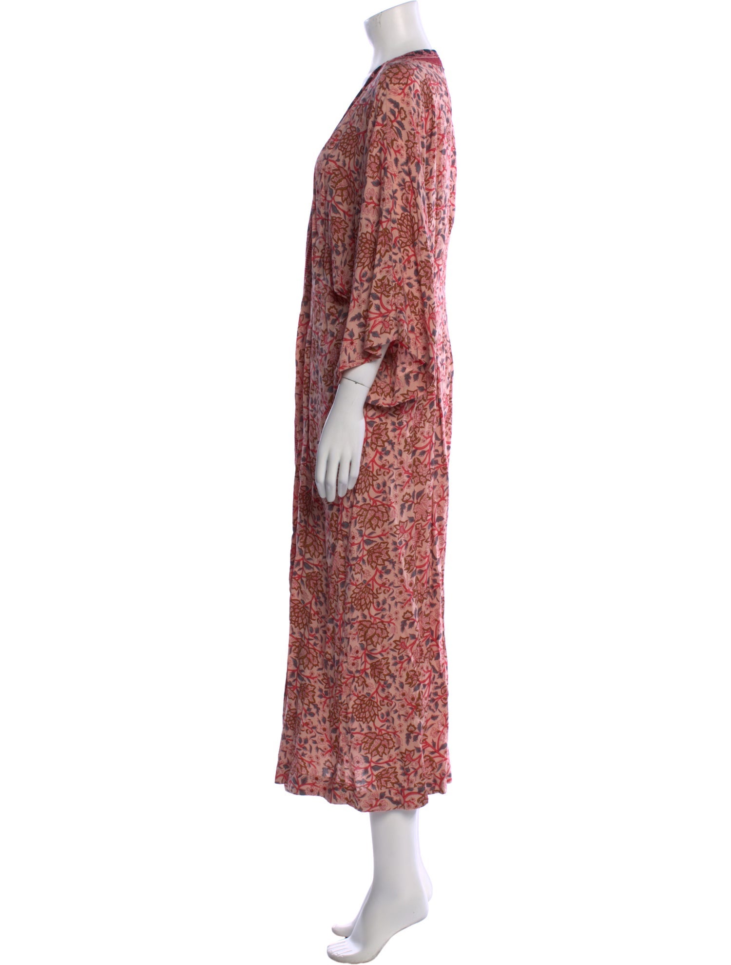 Natalie Martin Floral Print Long Dress w/ Tags