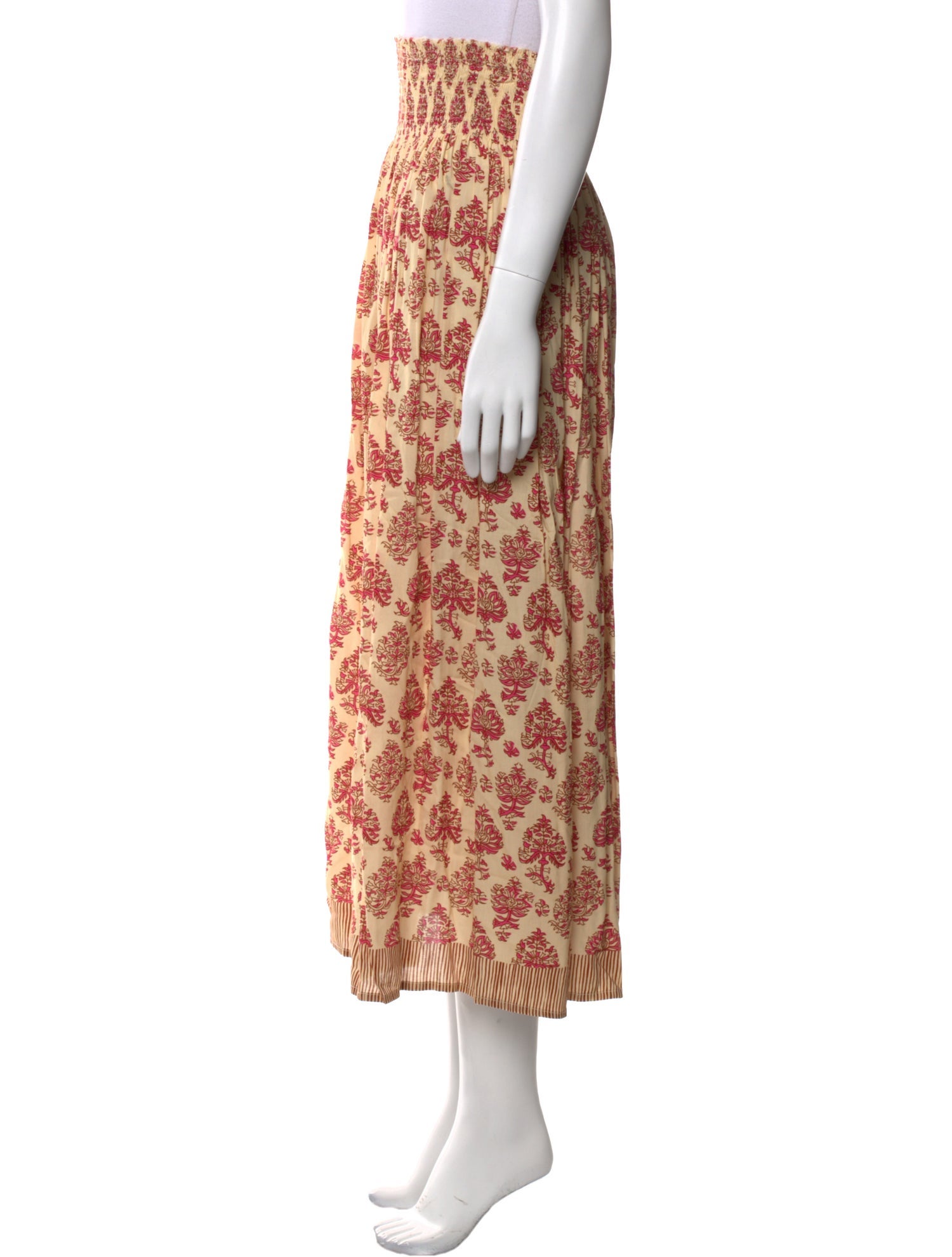 Natalie Martin Paisley Print Midi Length Skirt w/ Tags