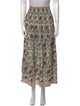 Natalie Martin Floral Print Midi Length Skirt