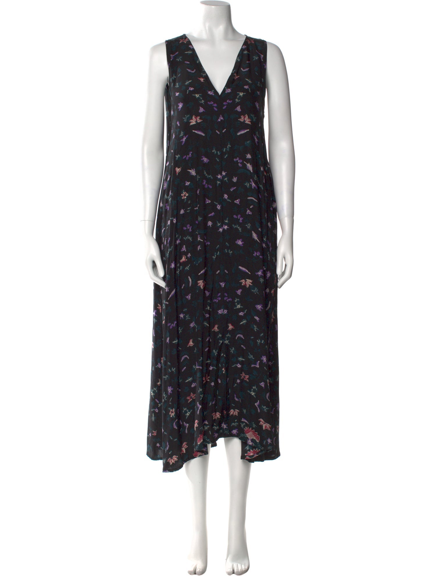 Natalie Martin Silk Long Dress