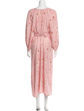 Natalie Martin Silk Midi Length Dress