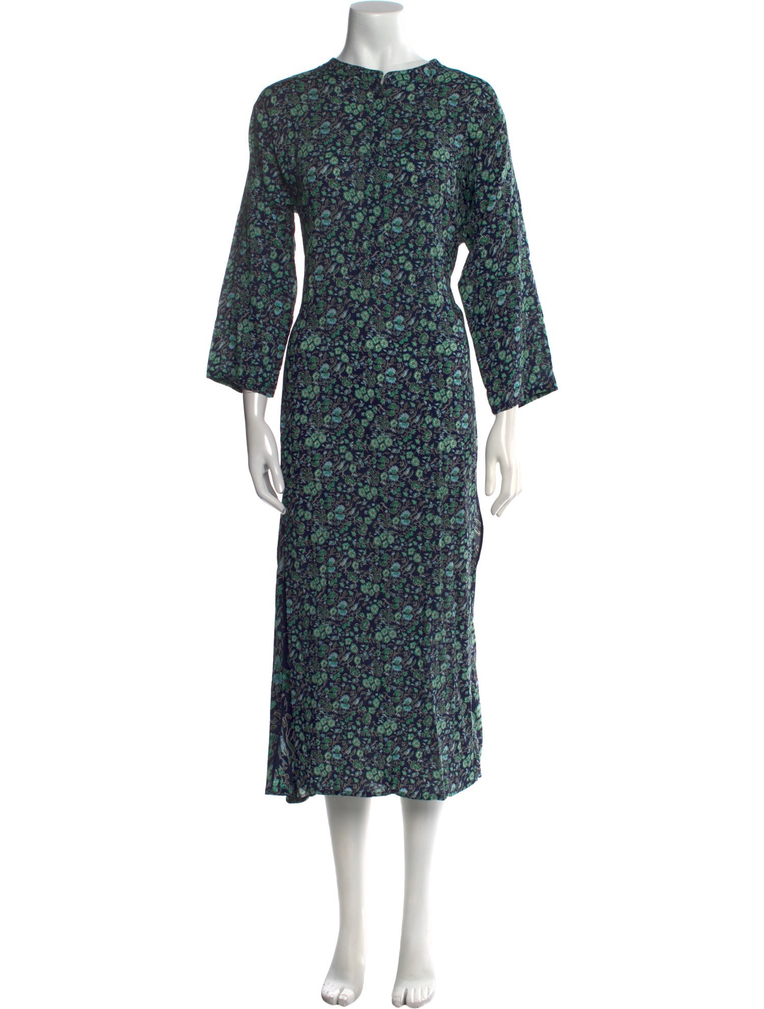 Natalie Martin Floral Print Long Dress