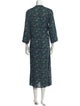 Natalie Martin Floral Print Long Dress