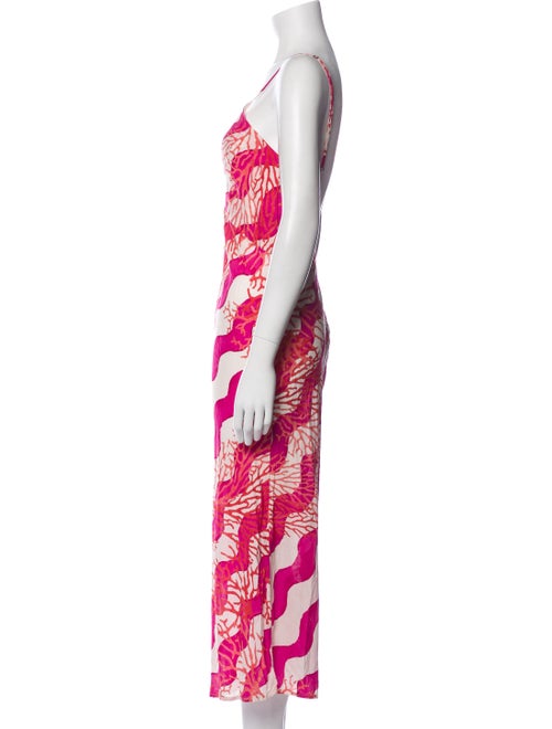 Natalie Martin Silk Long Dress