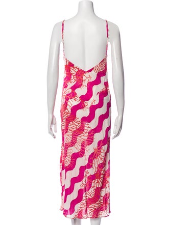 Natalie Martin Silk Long Dress