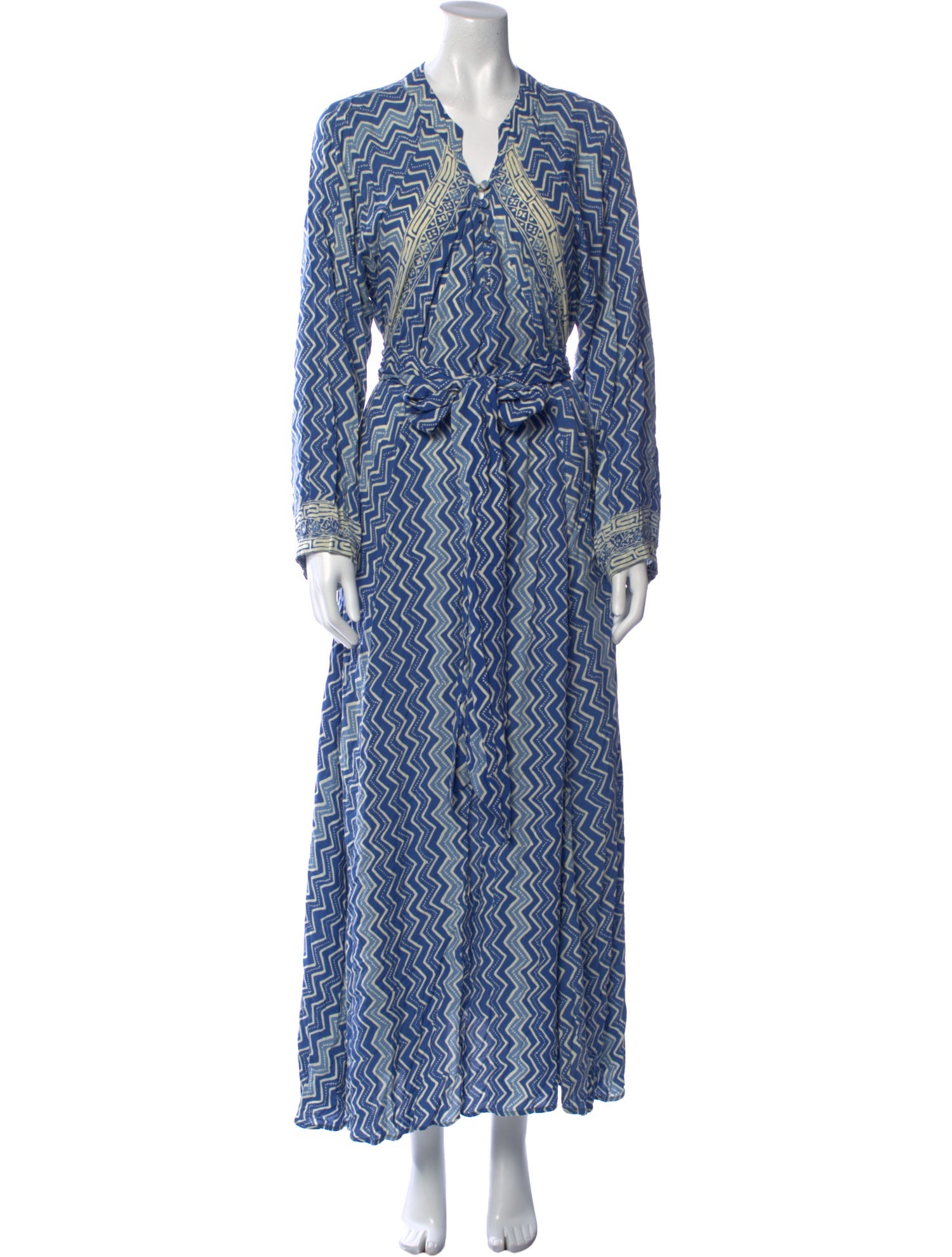 Natalie Martin Printed Long Dress