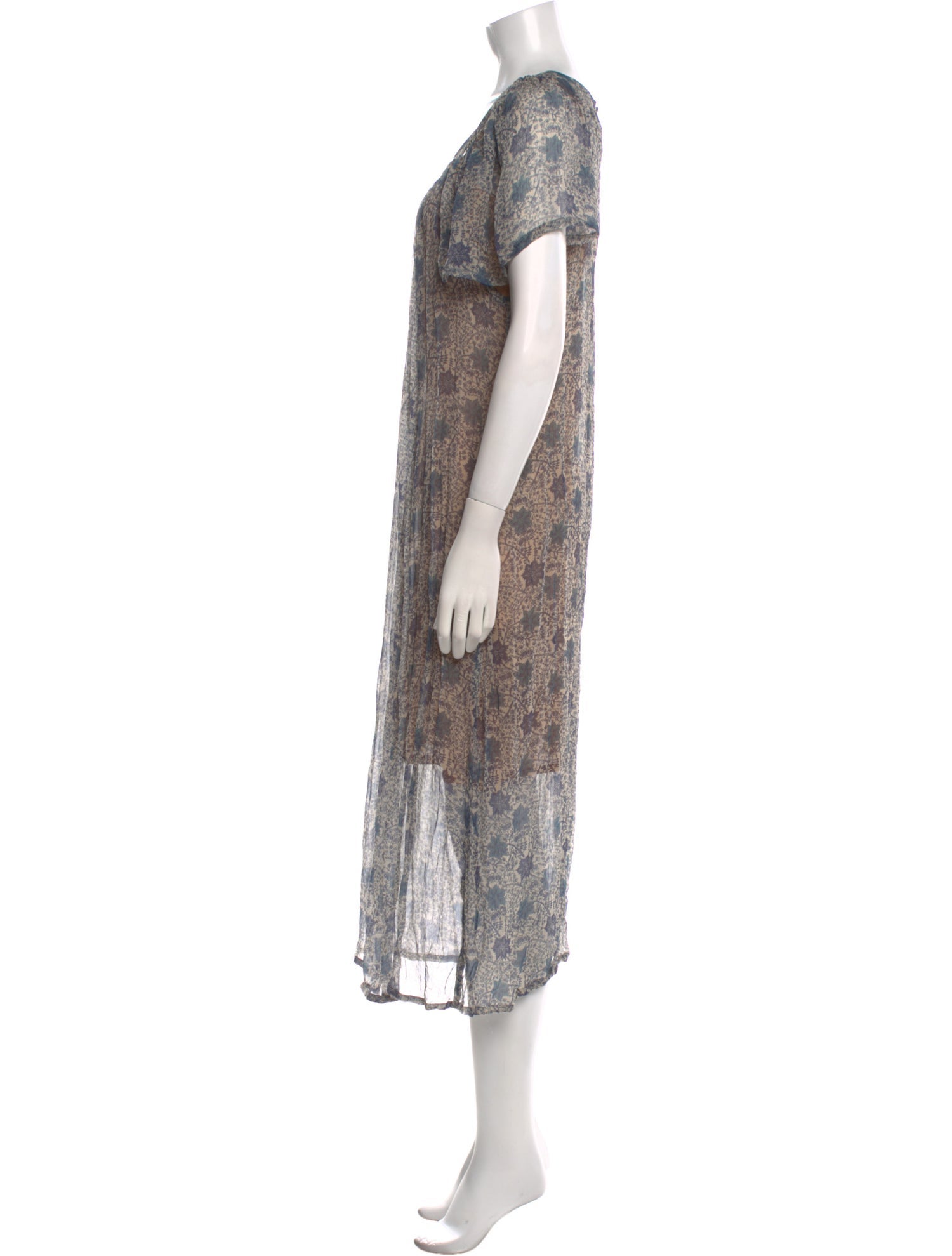 Natalie Martin Printed Long Dress