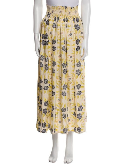 Natalie Martin Silk Midi Length Skirt