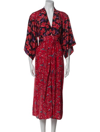 Natalie Martin Silk Long Dress
