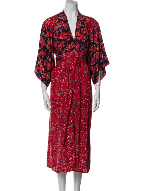 Natalie Martin Silk Long Dress