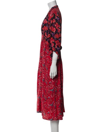 Natalie Martin Silk Long Dress