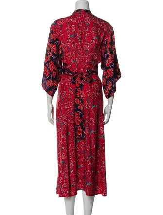 Natalie Martin Silk Long Dress