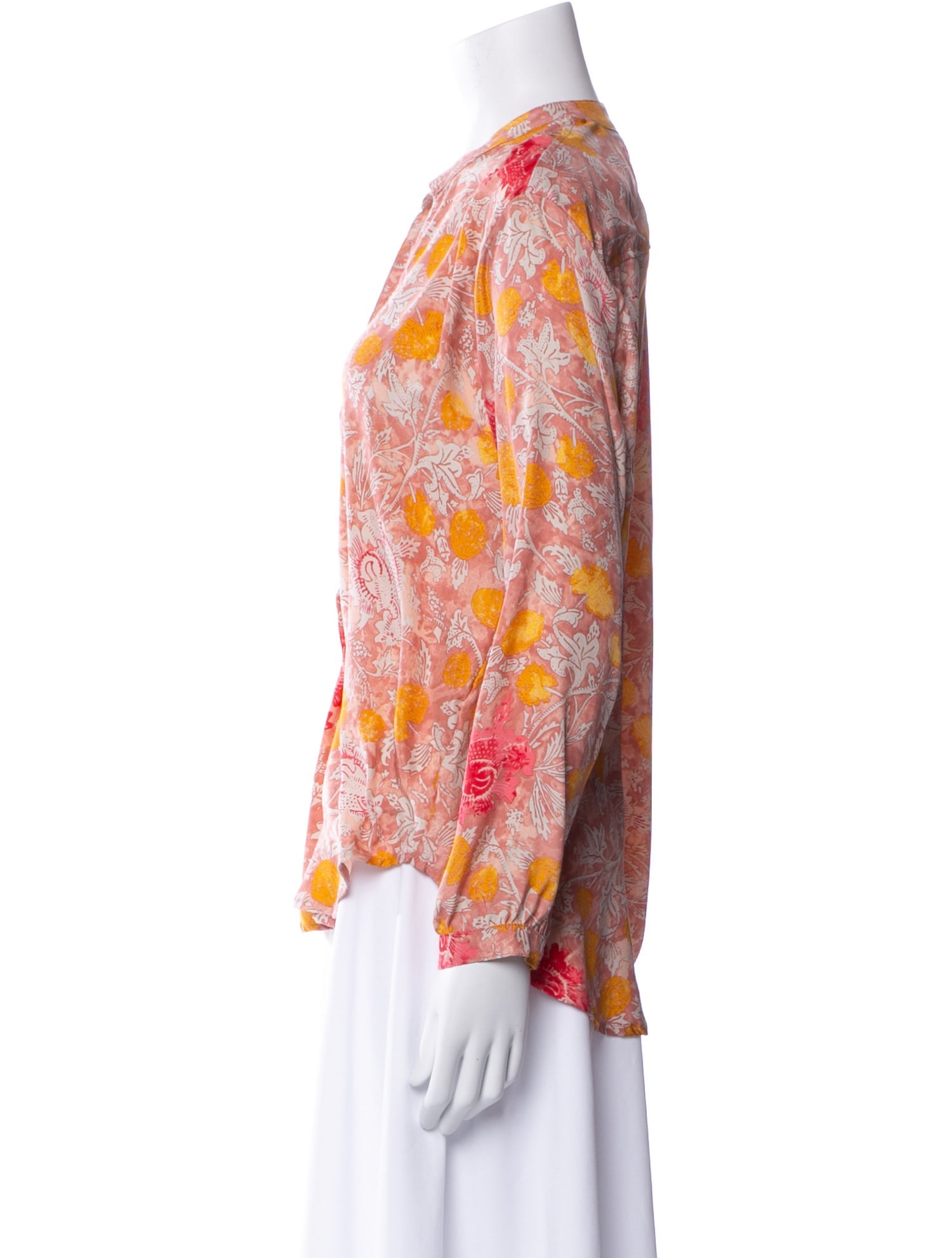 Natalie Martin Silk Floral Print Blouse