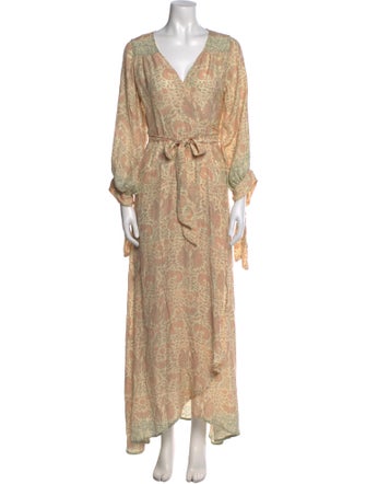 Natalie Martin Silk Long Dress