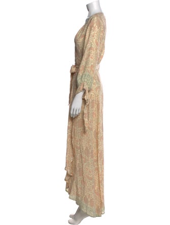 Natalie Martin Silk Long Dress