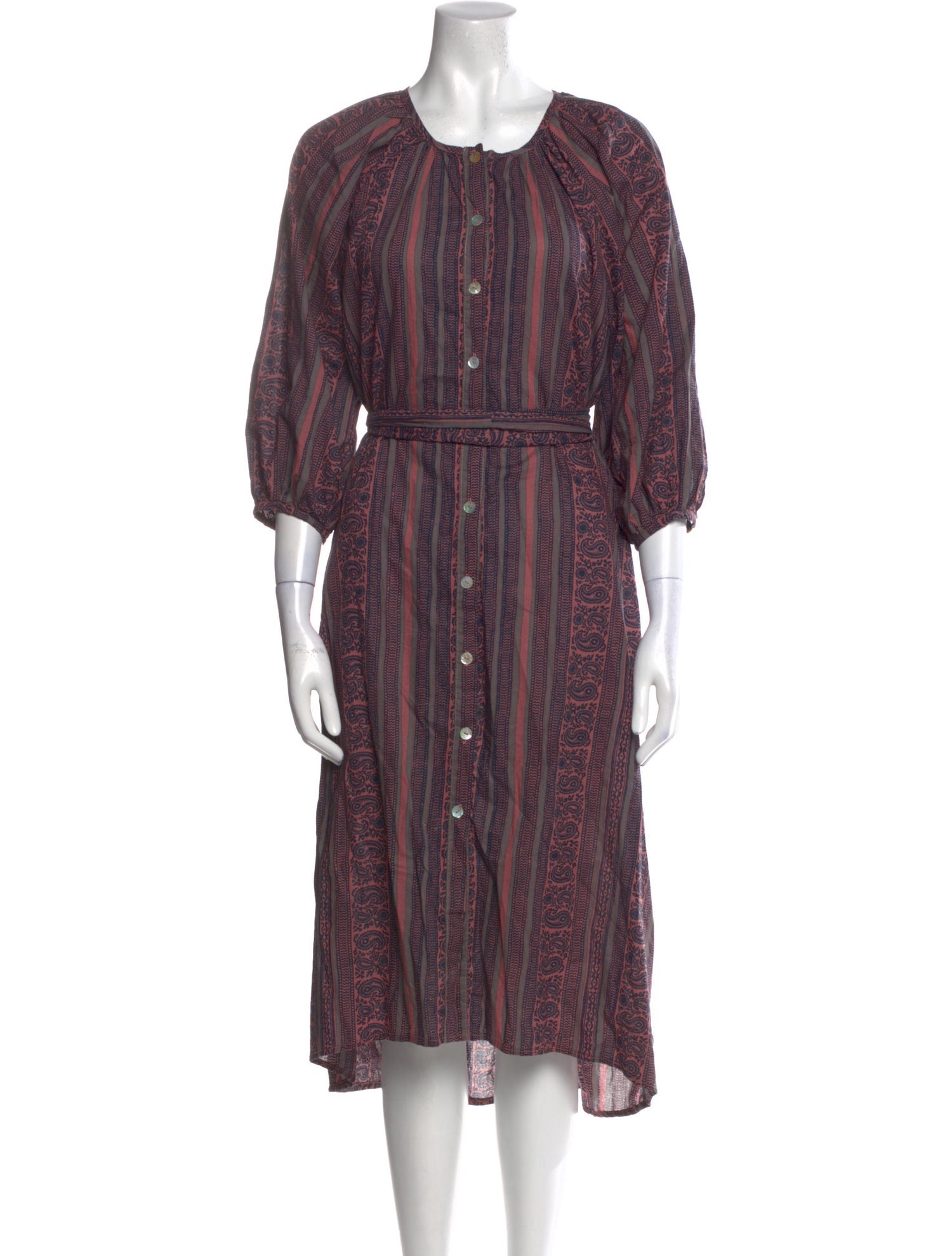 Natalie Martin Paisley Print Long Dress