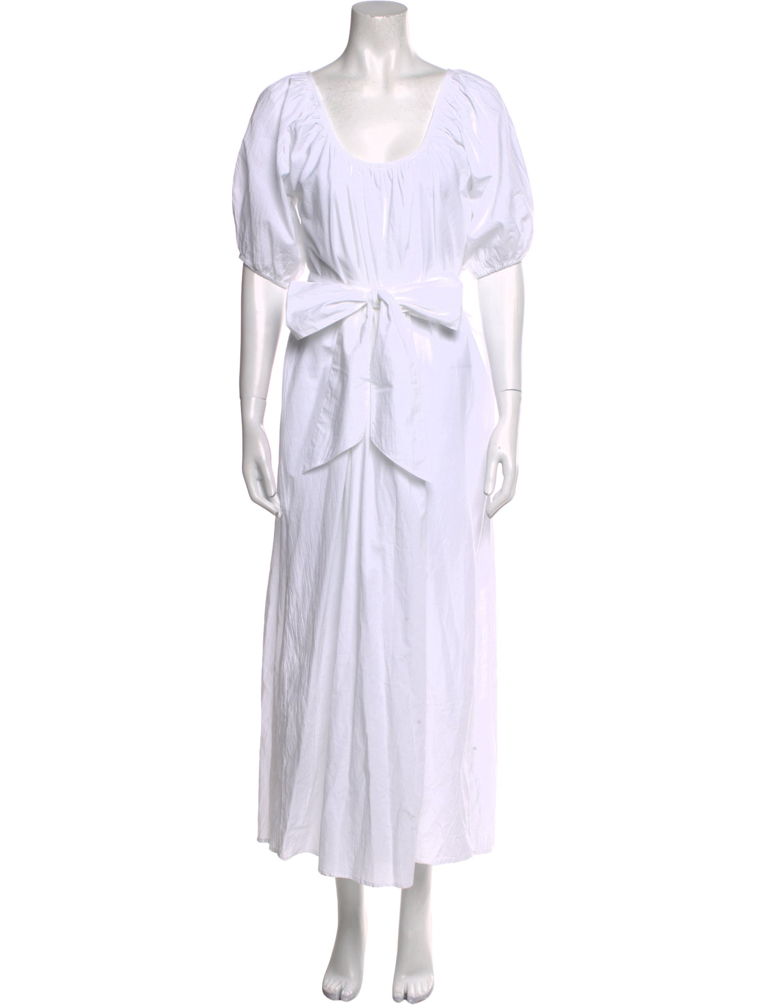 Natalie Martin Scoop Neck Midi Length Dress