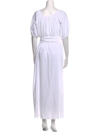 Natalie Martin Scoop Neck Midi Length Dress