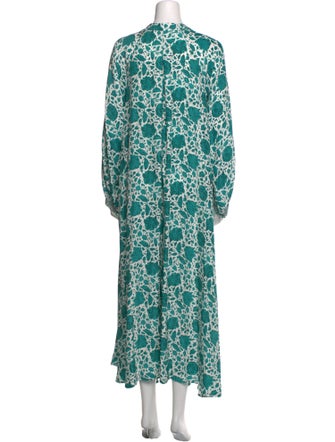 Natalie Martin Silk Long Dress