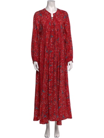 Natalie Martin Silk Long Dress