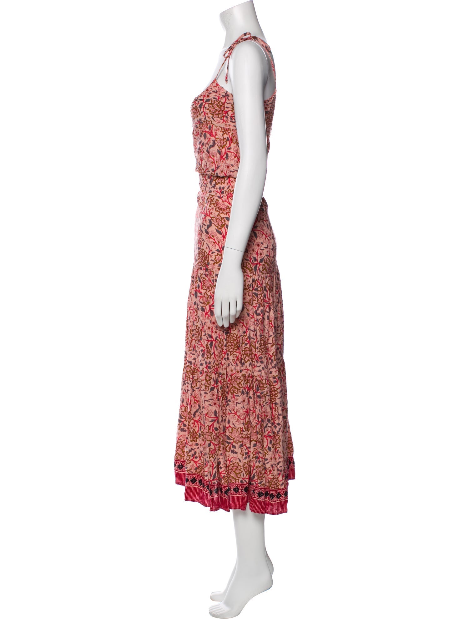 Natalie Martin Floral Print Long Dress