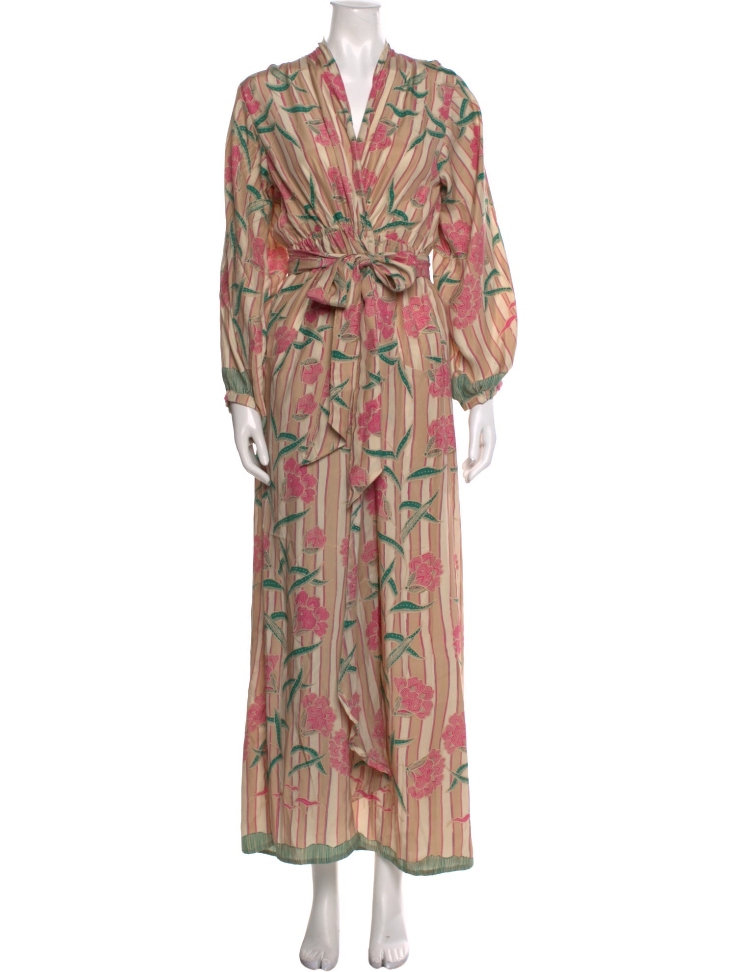 Natalie Martin Silk Long Dress